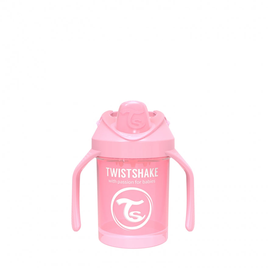 Twistshake® Lonček Mini Cup 230ml (4+m) Pastel Pink Twistshake