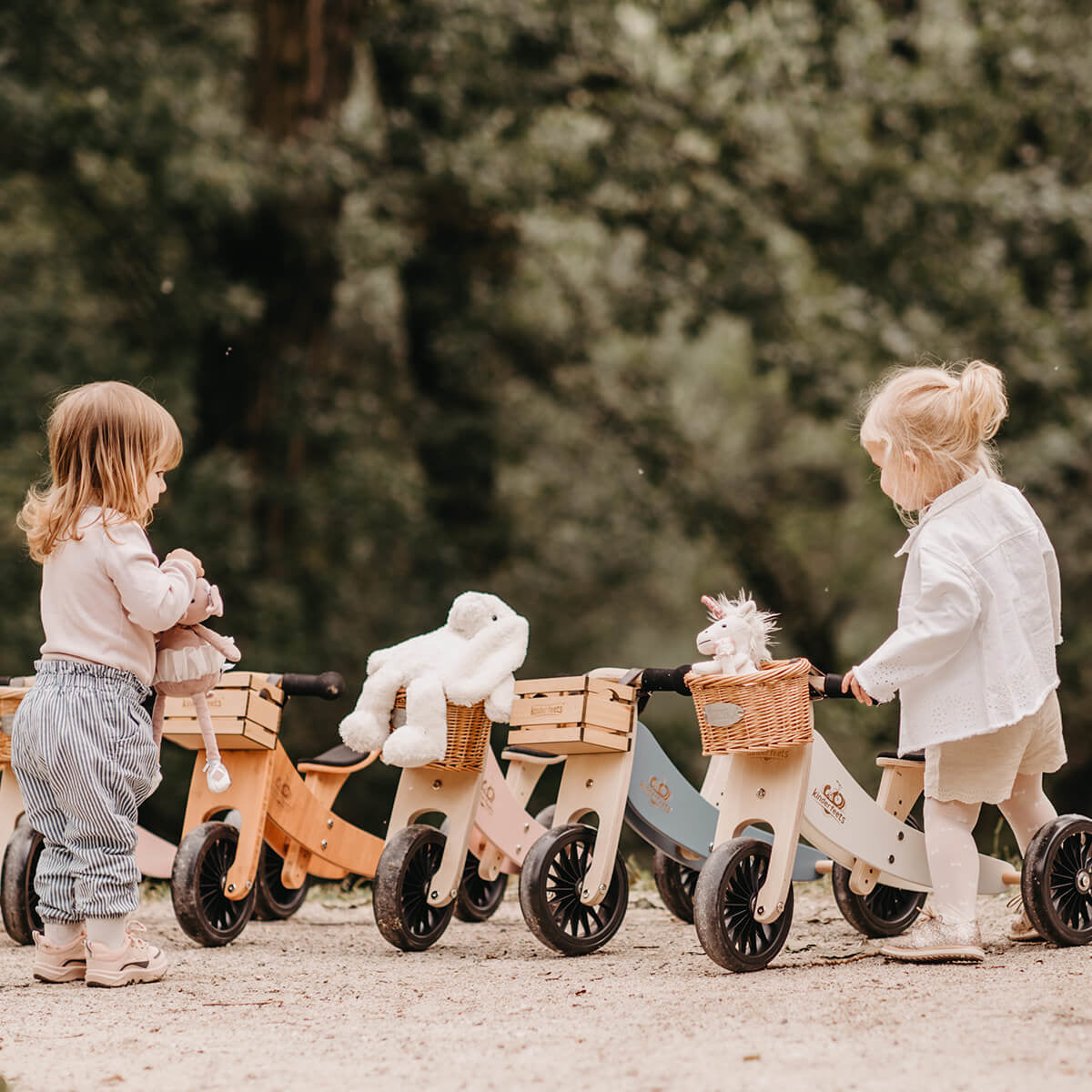 Kinderfeets® Lesen poganjalec Tiny Tot PLUS 2v1 Silver Sage Kinderfeets