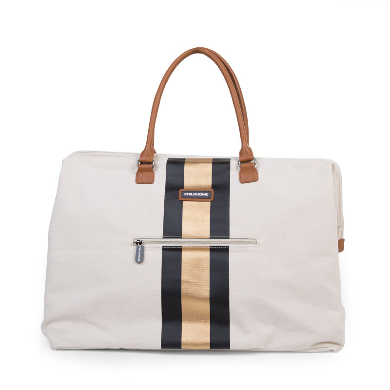 Childhome® Previjalna torba Mommy Bag Big Canvas Black/Gold Childhome