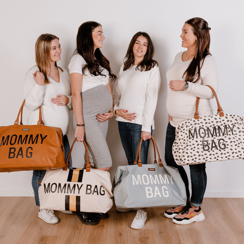 Childhome® Previjalna torba Mommy Bag Big Canvas Black/Gold Childhome