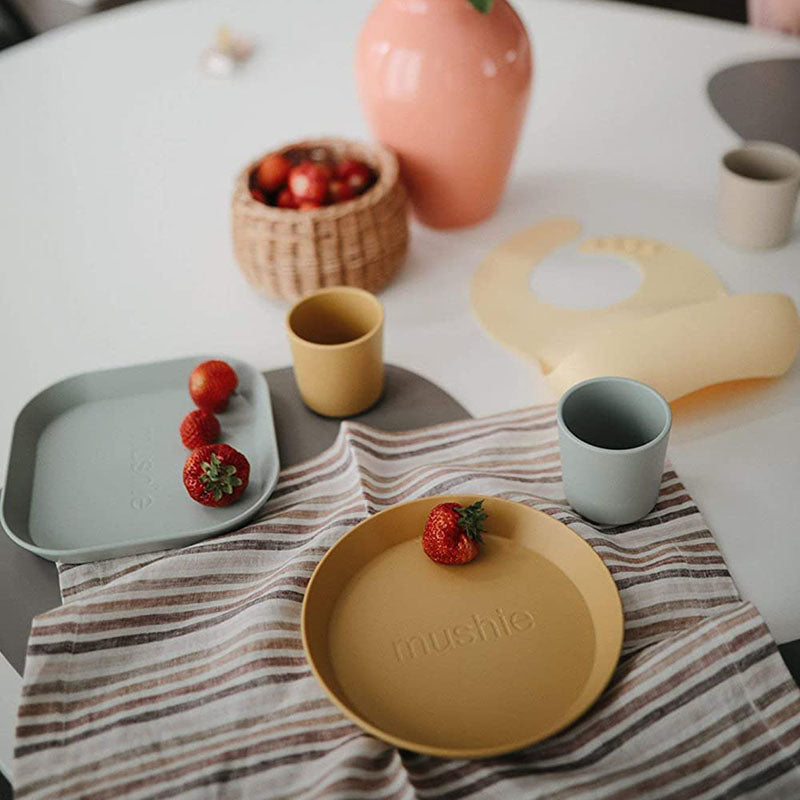 Mushie® Set dveh kozarčkov Powder Blue Mushie