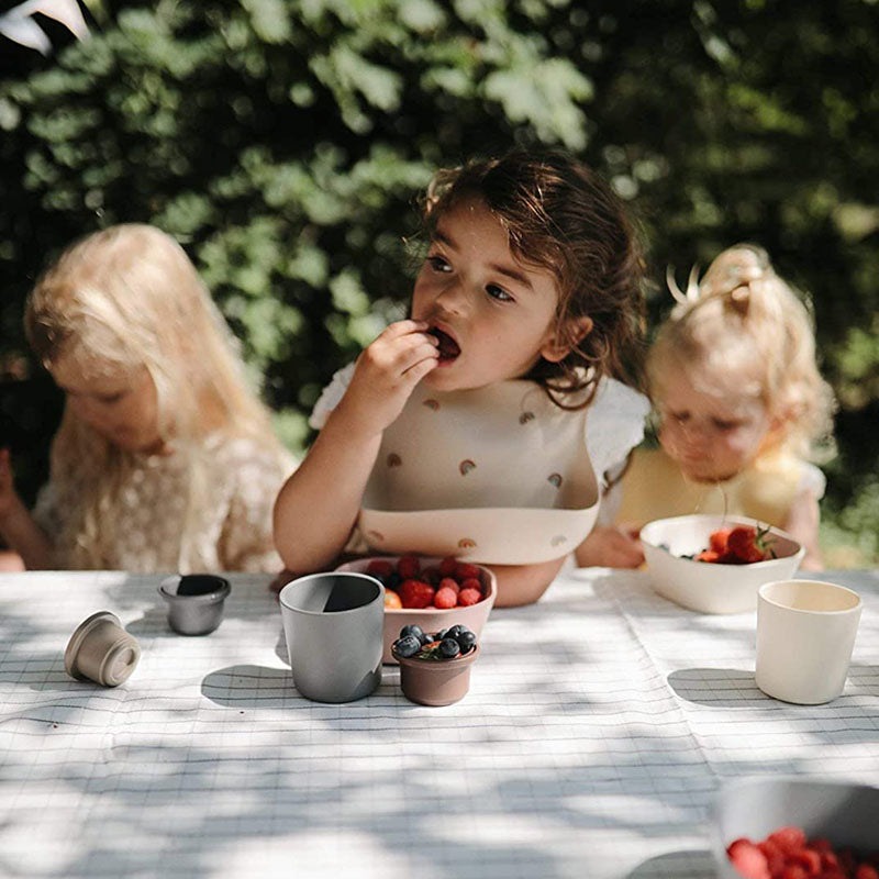 Mushie® Set dveh kozarčkov Powder Blue Mushie