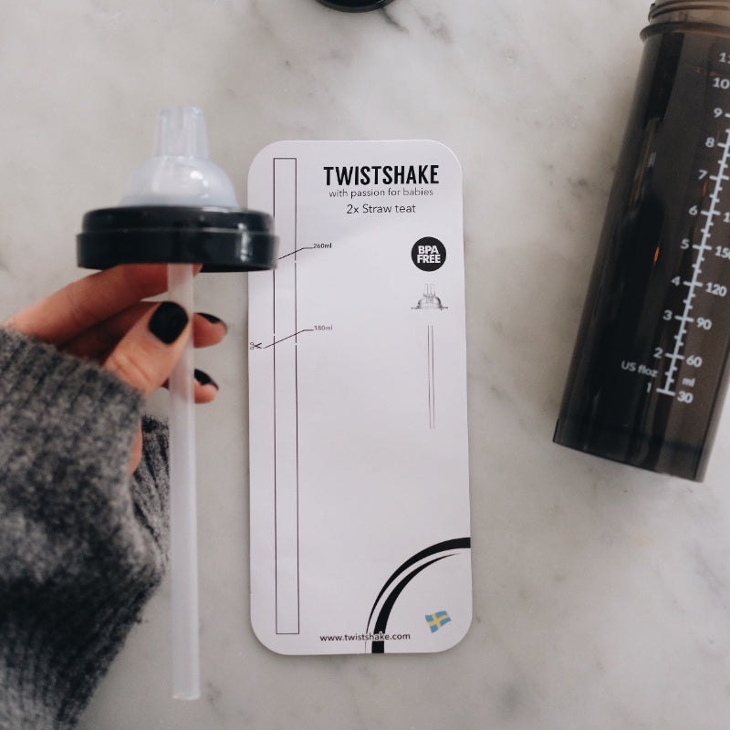 Twistshake® Ustnik s slamico 6+m Twistshake