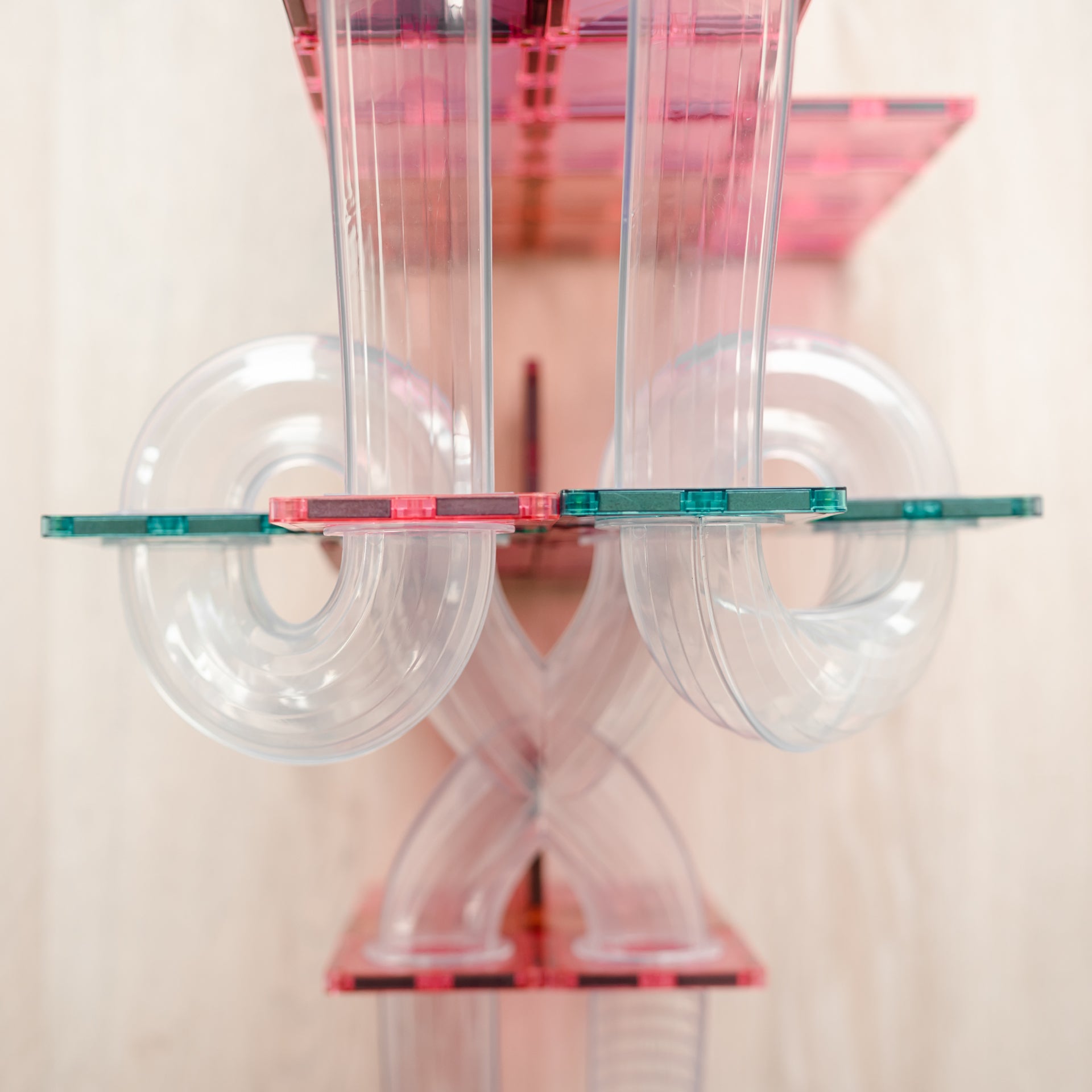 Connetix® Magnetne ploščice Pastel Ball Run Expansion Pack 80-delni Connetix