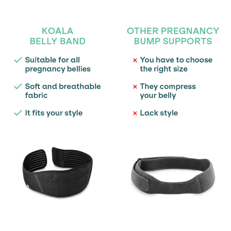 Koala Babycare® Trak za nosečnice Black Koala Babycare