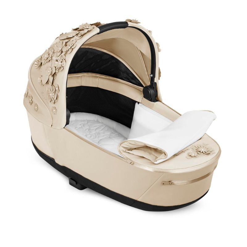Cybex Fashion® Košara za novorojenčka Priam Lux Simply Flowers Nude Beige Cybex Fashion