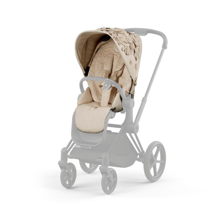 Cybex Fashion® Tekstil za športni sedež Priam Simply Flowers Nude Beige Cybex Fashion