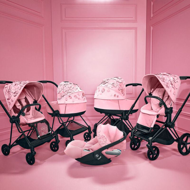 Cybex Fashion® Košara za novorojenčka Priam Lux Simply Flowers Pale Blush Cybex Fashion