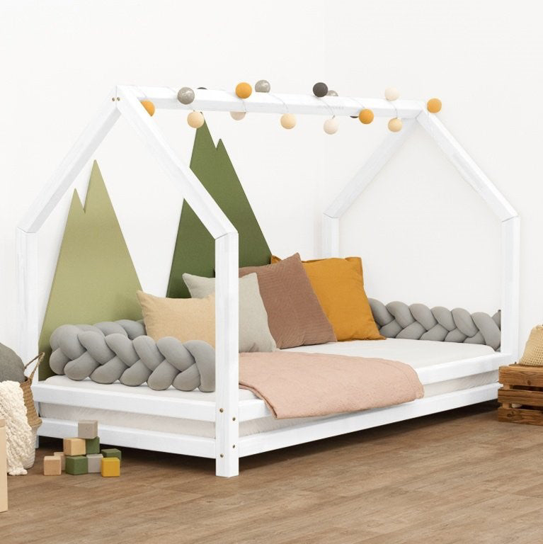 Benlemi® Otroška postelja FUNNY 90x200 White Benlemi