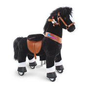 PonyCycle® Konjiček na kolesih - Black with White Hoof (3-4L) PonyCycle