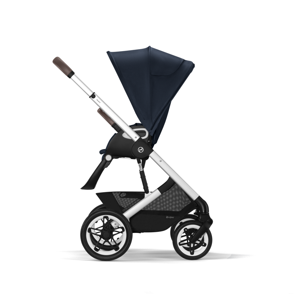 Cybex® Otroški voziček Talos S LUX (0-22 kg) Ocean Blue (Silver Frame) Cybex