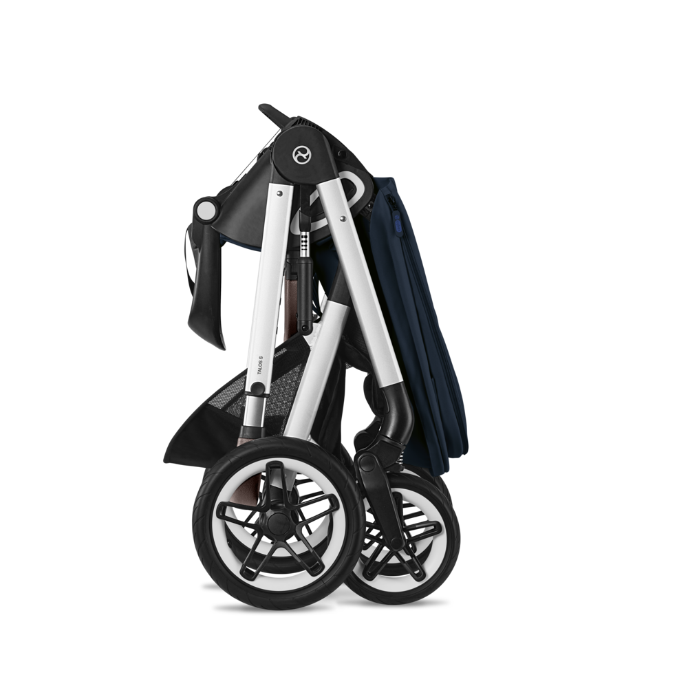Cybex® Otroški voziček Talos S LUX (0-22 kg) Ocean Blue (Silver Frame) Cybex