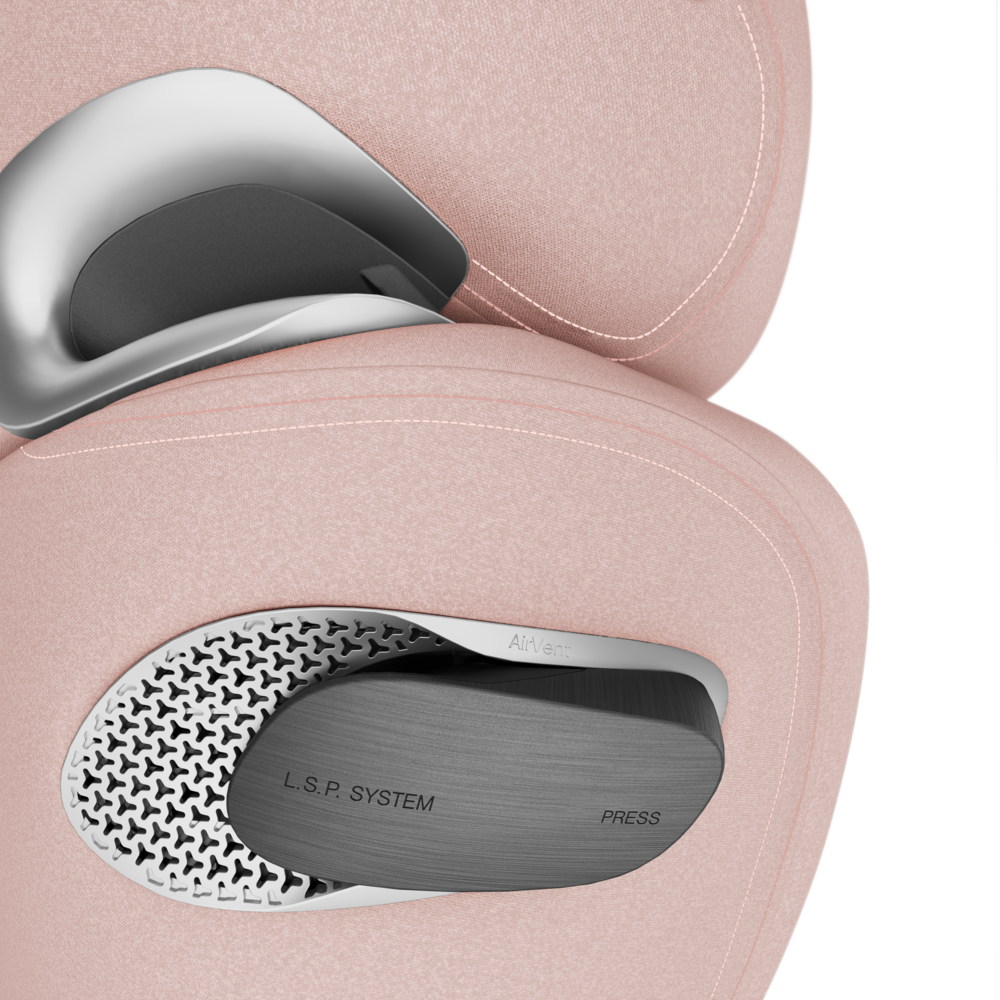 Cybex Platinum® Otroški avtosedež Solution T i-Fix 2/3 (15-36kg) PLUS Peach Pink Cybex Platinum