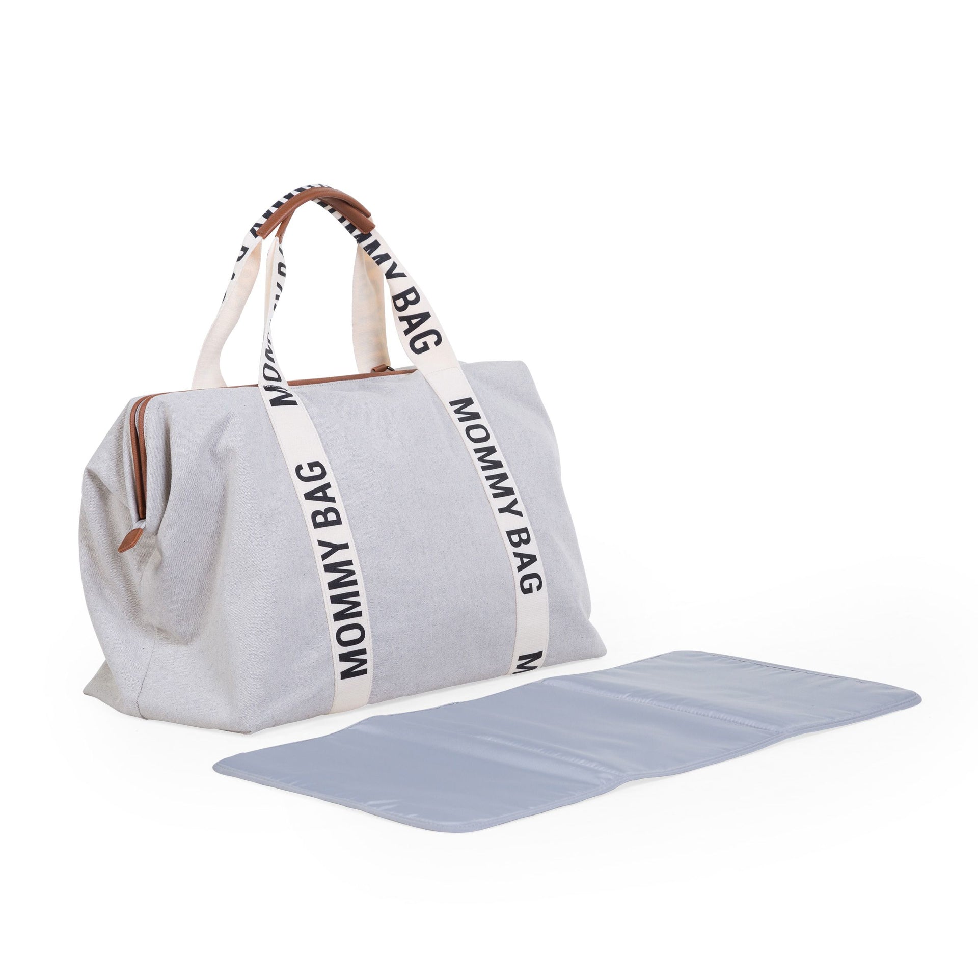 Childhome® Previjalna torba Mommy Bag Signature Canvas Off White Childhome