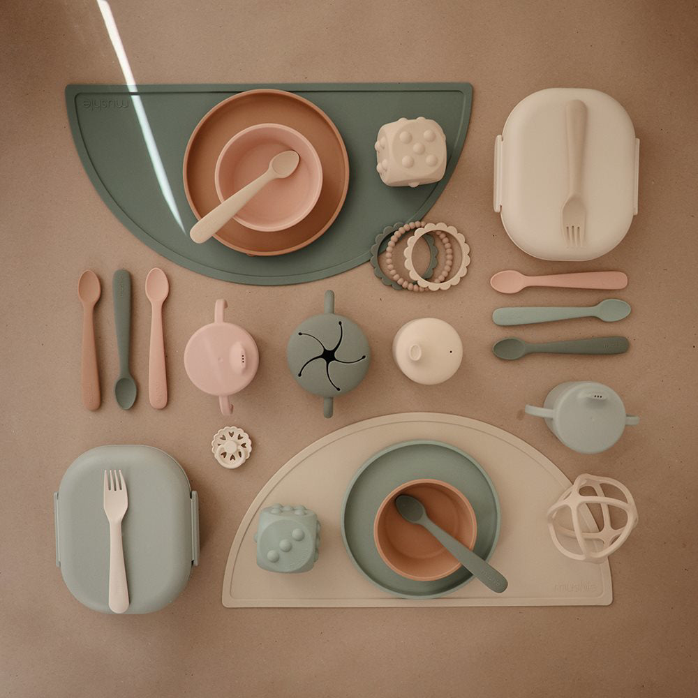 Mushie® Škatlica za malico Sage Mushie