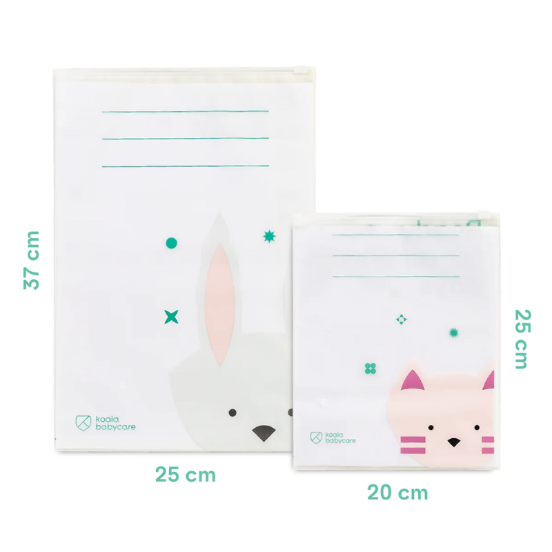 Koala Babycare® Zip vrečke za shranjevanje oblačil Koala Babycare