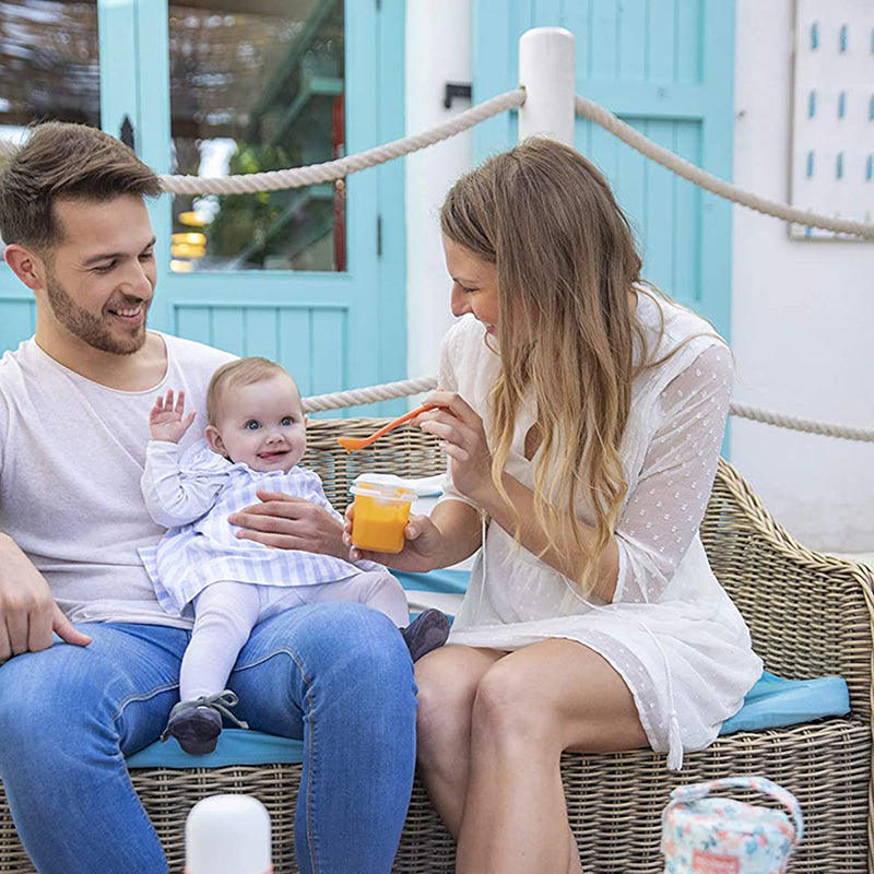 Miniland® Set 6 posodic za shranjevanje Mint 200/250/300ml Miniland