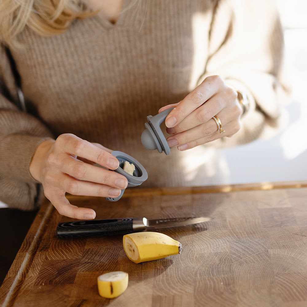 Mushie® Silikonska duda za hranjenje 2 kosa Soft Lilac Mushie