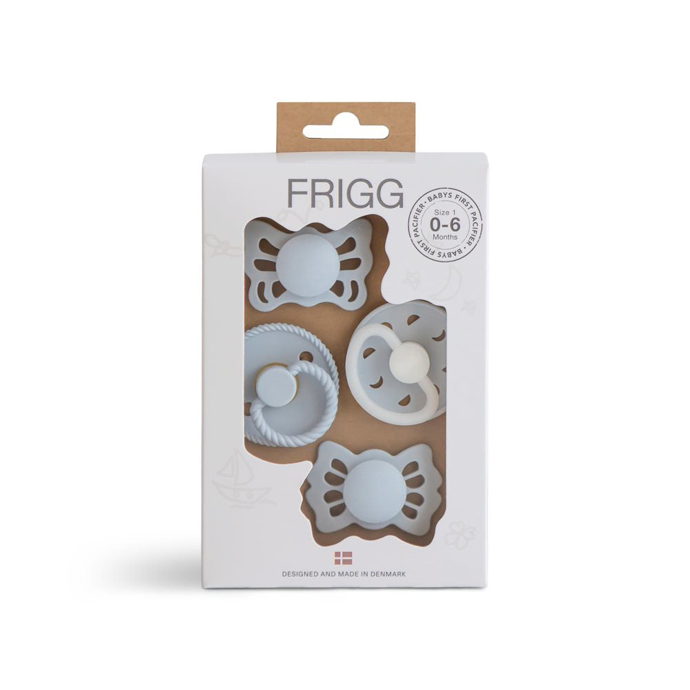 Frigg® Prvi komplet dud za novorojenčka Powder Blue FRIGG