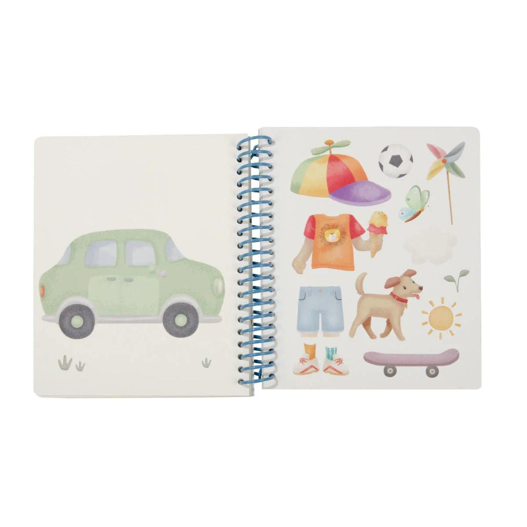 Little Dutch® Knjiga z nalepkami Jim & Friends Dress Me Up Little Dutch