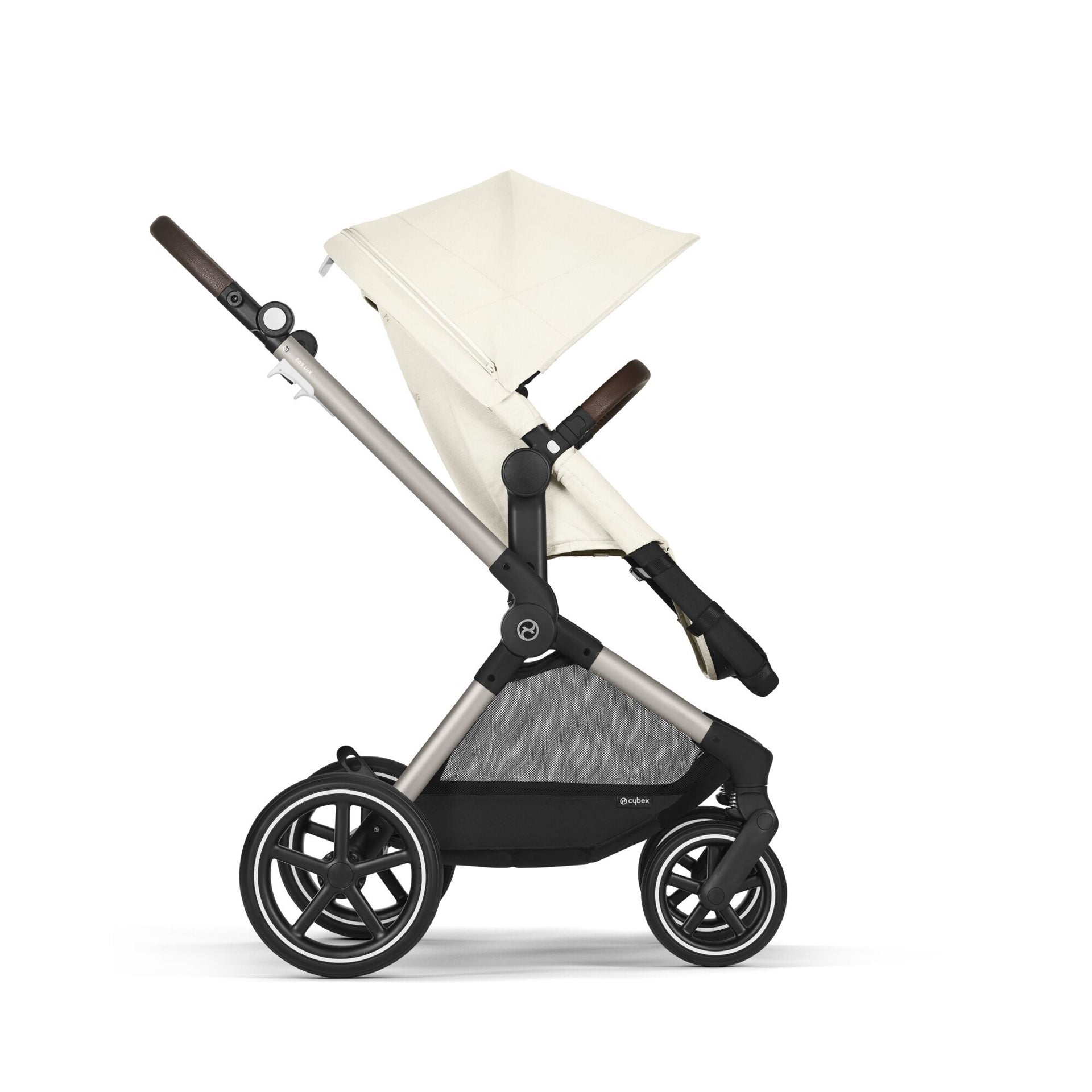 Cybex® Otroški voziček 2v1 Eos™ Lux Seashell Beige (Taupe Frame) Cybex