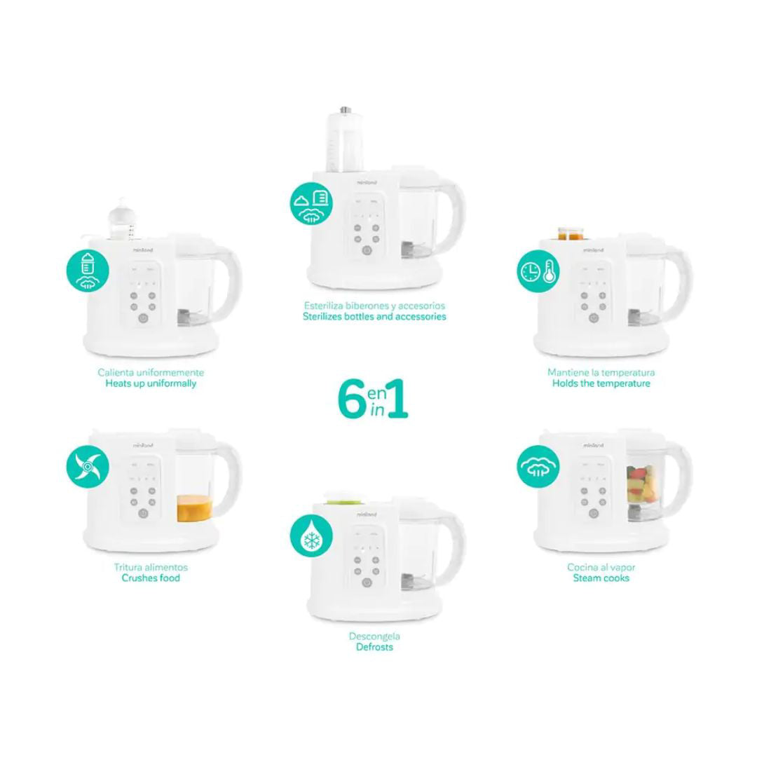 Miniland® Kuhalnik Chefy 6v1 NEW Miniland