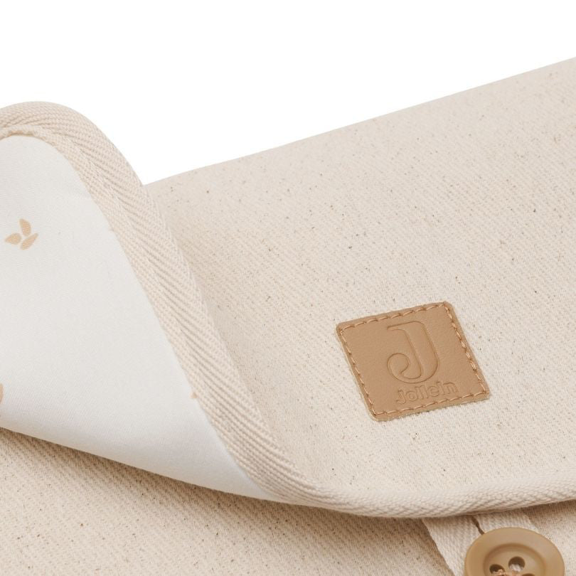 Jollein® Previjalna podloga z žepkom Twill Natural Jollein