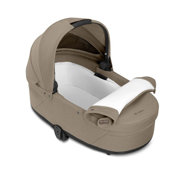 Cybex® Otroški voziček 3v1 Balios S Lux + Avtosedež Cloud G Almond Beige (+ Rain cover) Cybex