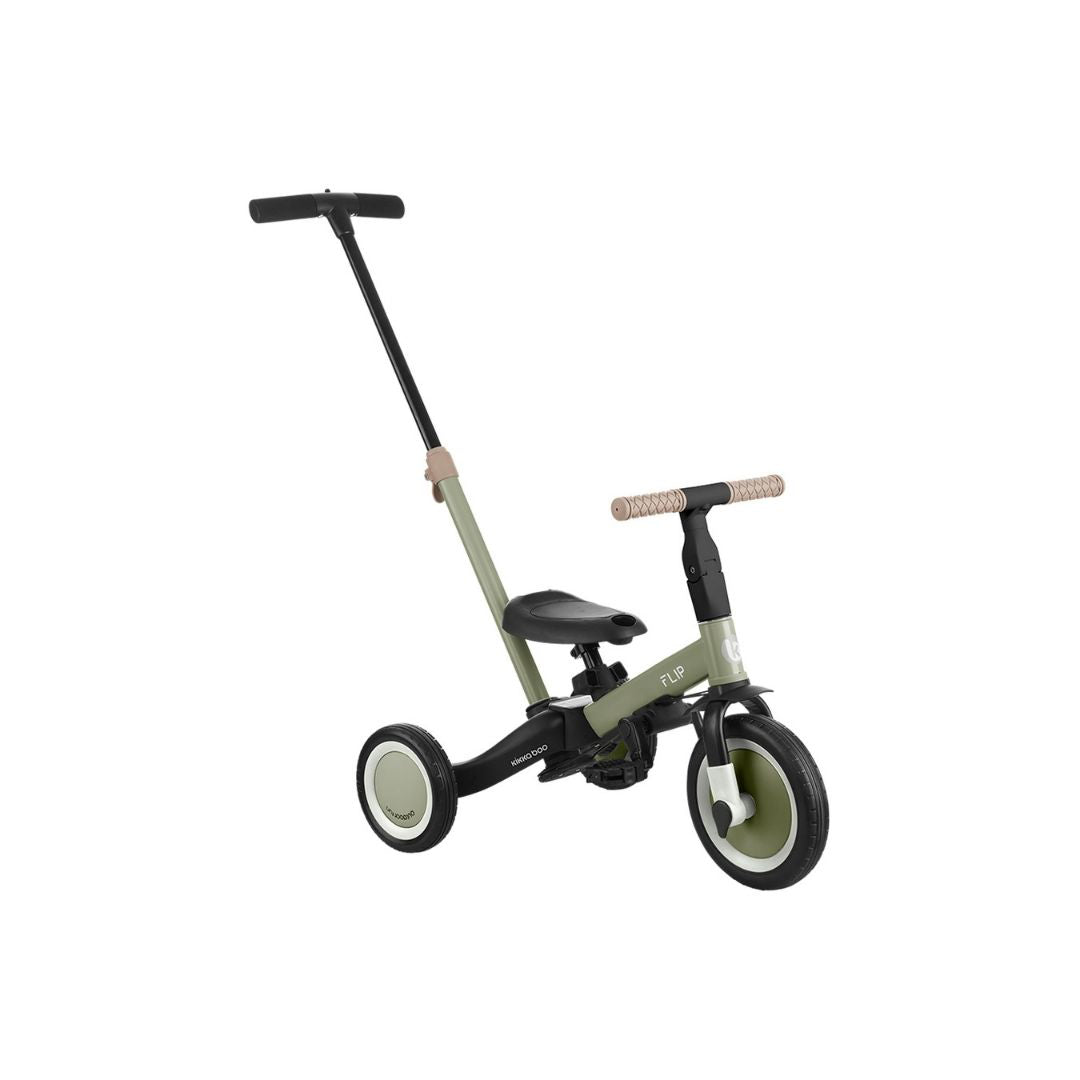 KikkaBoo® Otroški tricikel 5in1 Flip Army Green KikkaBoo