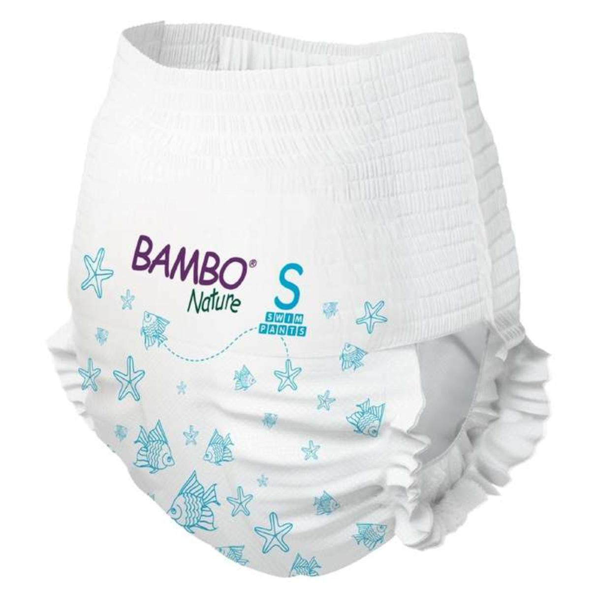 Bambo Nature® Plavalne hlačke Velikost S (7-12 kg) 12 kos Bambo Nature