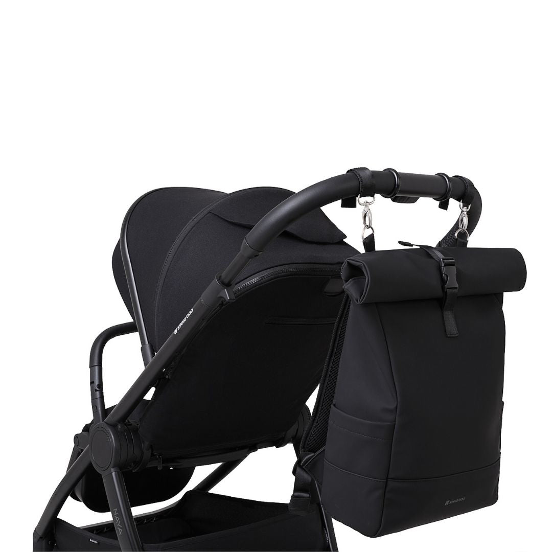 KikkaBoo® Previjalni nahrbtnik Jayden Black KikkaBoo