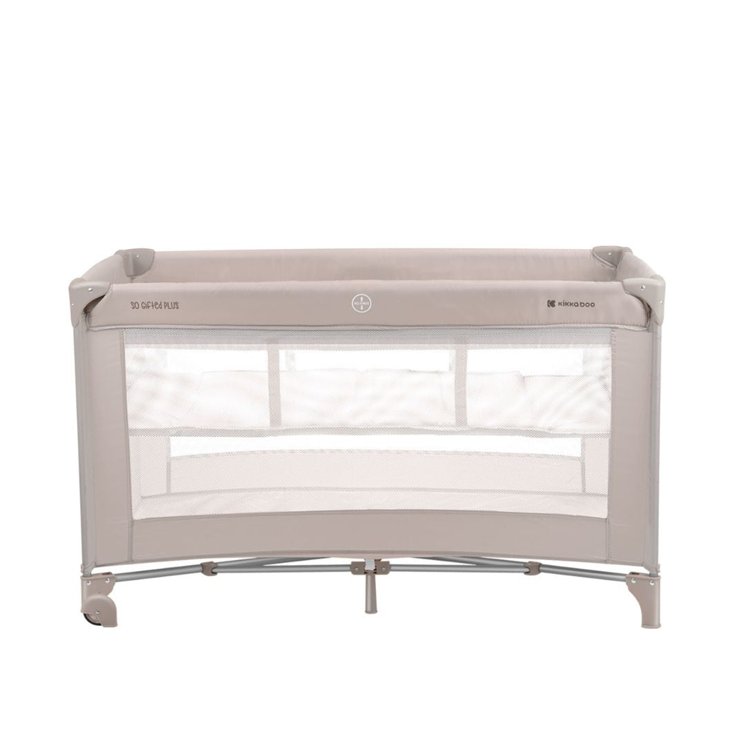 KikkaBoo® Prenosna posteljica 2 levels 125x65 So Gifted PLUS Beige KikkaBoo