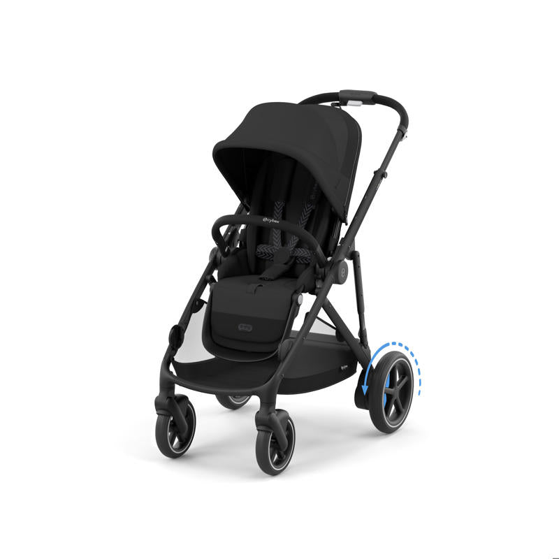 Cybex® Otroški voziček e-Gazelle™ S Moon Black (Black Frame) Cybex