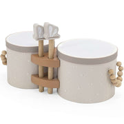 Label Label® Leseni bobni Nougat Label Label