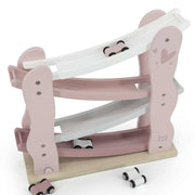 Label Label® Lesena dirkalna steza Car Slider Pink Label Label