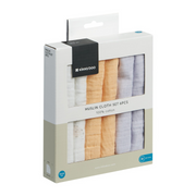 KikkaBoo® Krpice za umivanje iz muslina 6 kosov 30x30 cm Seally Me KikkaBoo