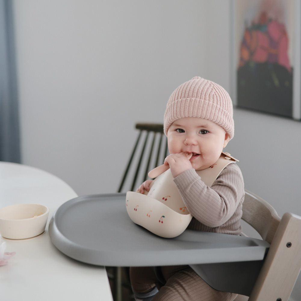 Mushie® Silikonske žličke za hranjenje Natural/Shifting Sand Mushie