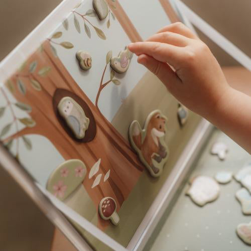 Little Dutch® Magnetna sestavljanka Forest Friends FSC Little Dutch