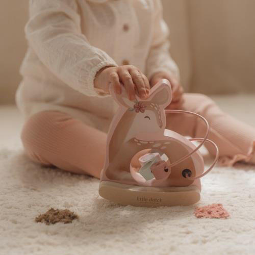 Little Dutch® Aktivna lesena spirala Srnica Fairy Garden FSC Little Dutch