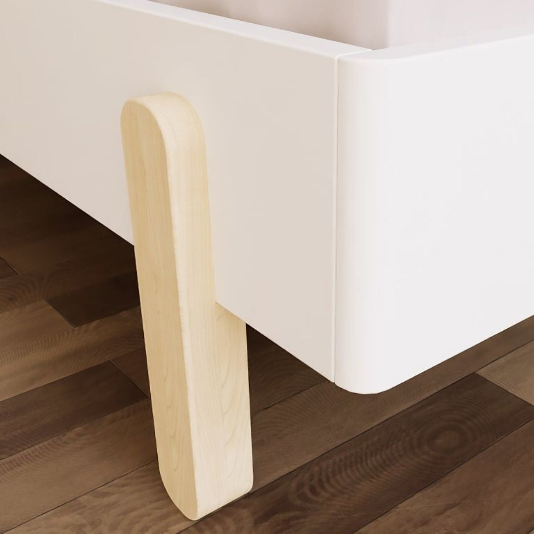 Benlemi® Otroška postelja z vzglavjem NOVA 90x200 Beige Benlemi