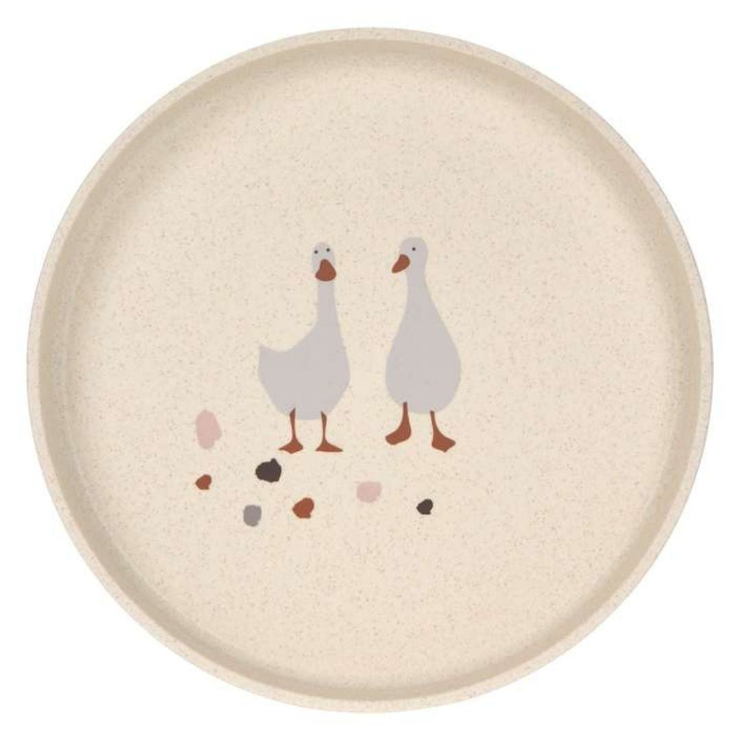 Lässig® Krožnik Tiny Farmer Goose Nature Lässig