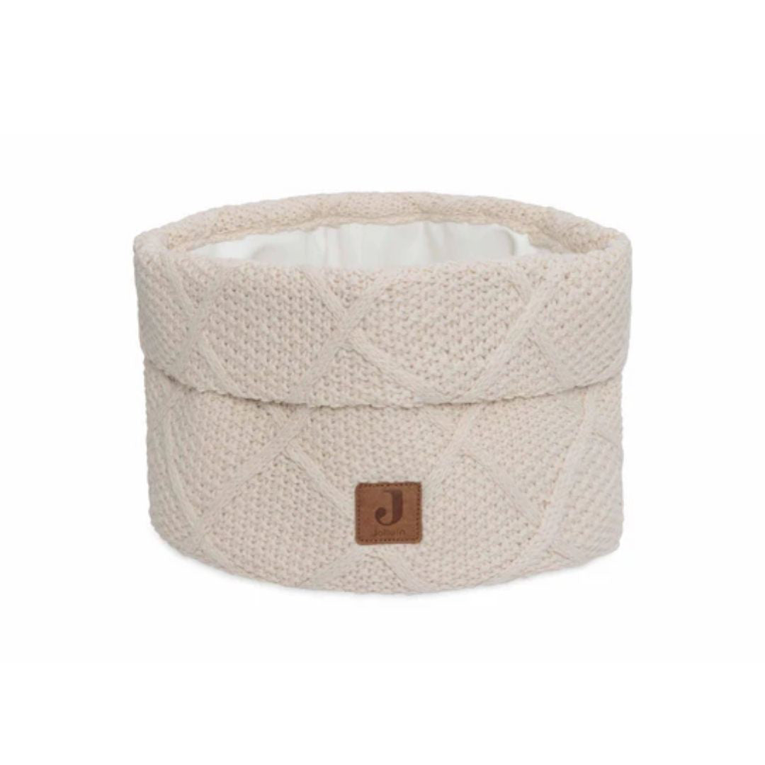 Jollein® Košara za shranjevanje Check Knit Oatmeal Jollein