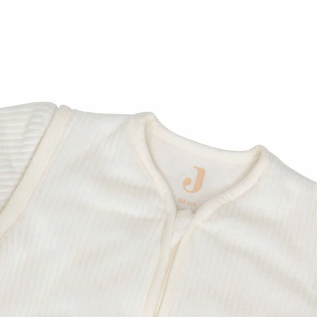 Jollein® Otroška spalna vreča s snemljivimi rokavi 60cm Rib Ivory TOG 3.5 Jollein