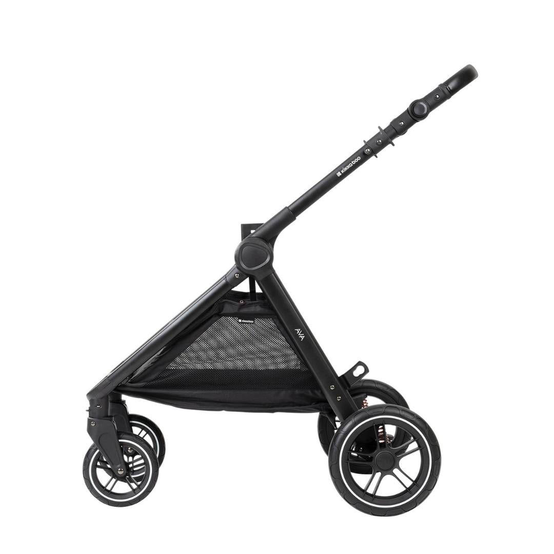 KikkaBoo® Otroški voziček s košaro 3v1 Ava Black KikkaBoo
