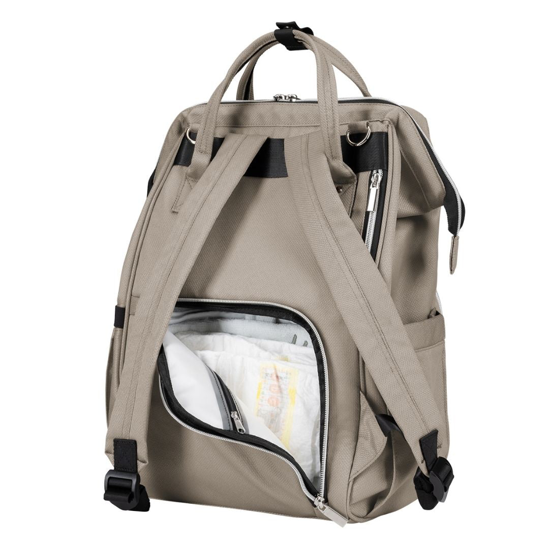 KikkaBoo® Previjalni nahrbtnik Siena Beige 2025 KikkaBoo