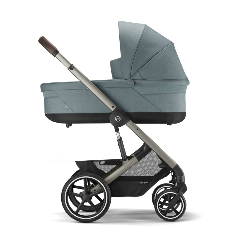 Cybex® Otroški voziček 3v1 Balios S Lux + Avtosedež Cloud G Stormy Blue Cybex