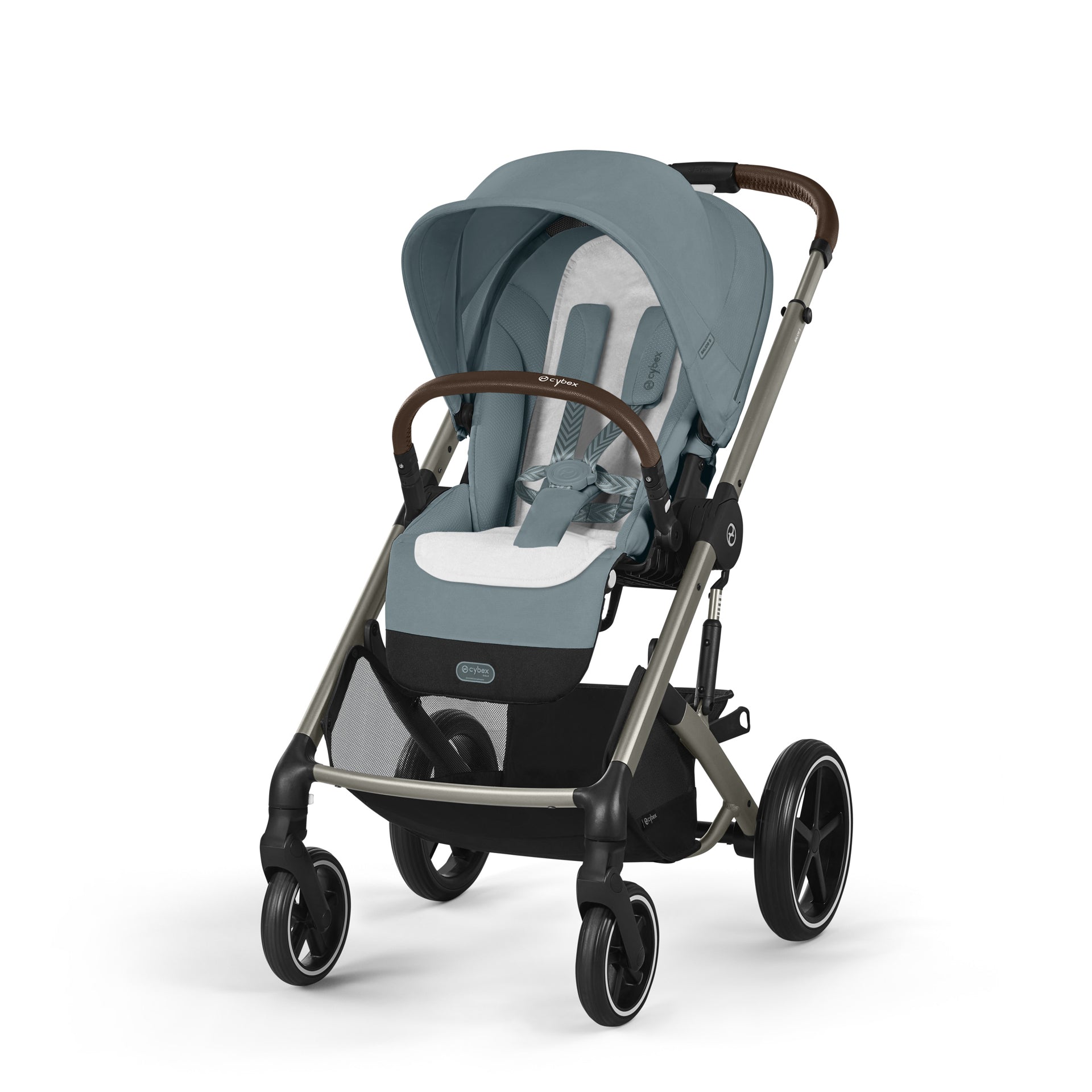 Cybex® Otroški voziček 3v1 Balios S Lux + Avtosedež Cloud G Stormy Blue Cybex