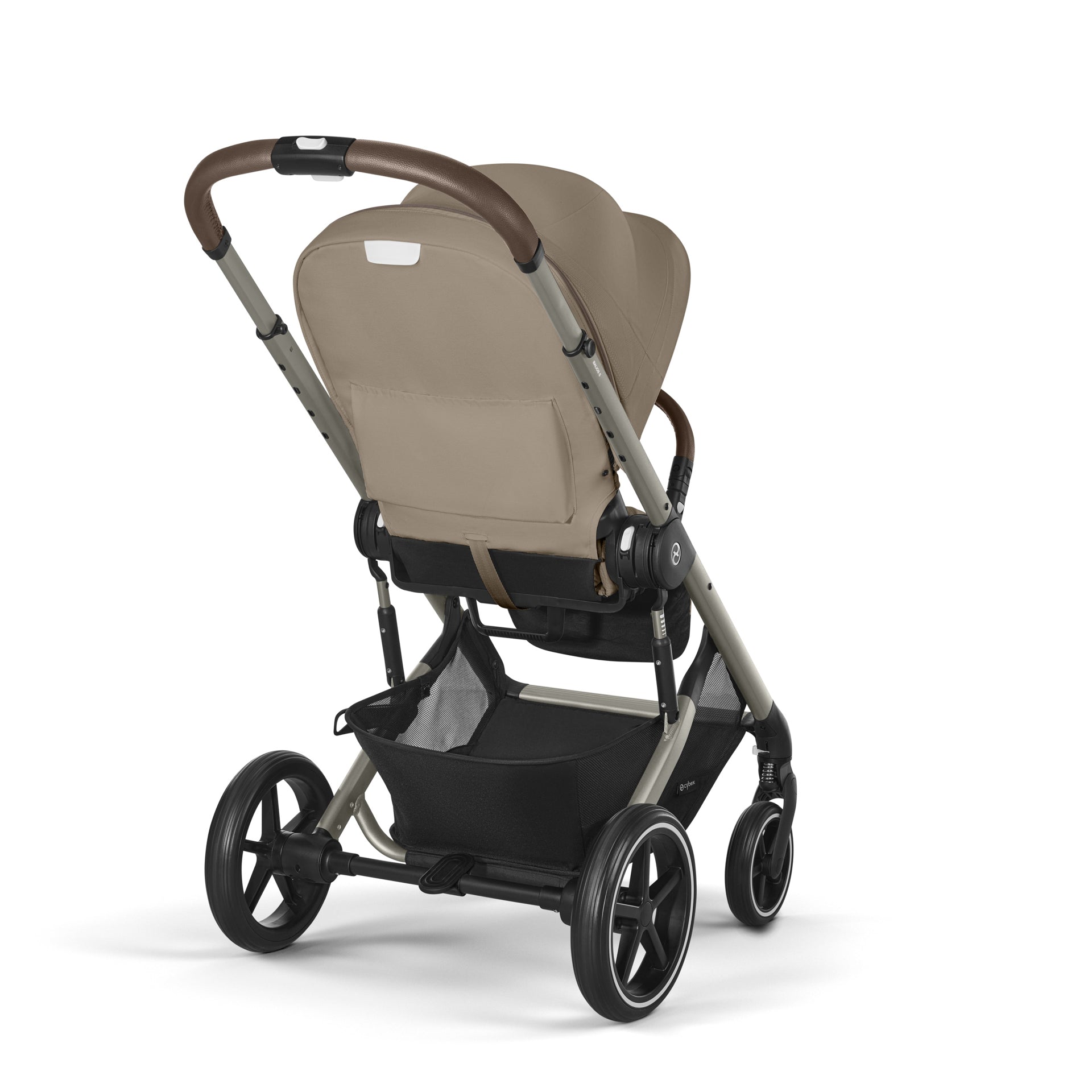 Cybex® Otroški voziček 3v1 Balios S Lux + Avtosedež Cloud G Almond Beige (+ Rain cover) Cybex