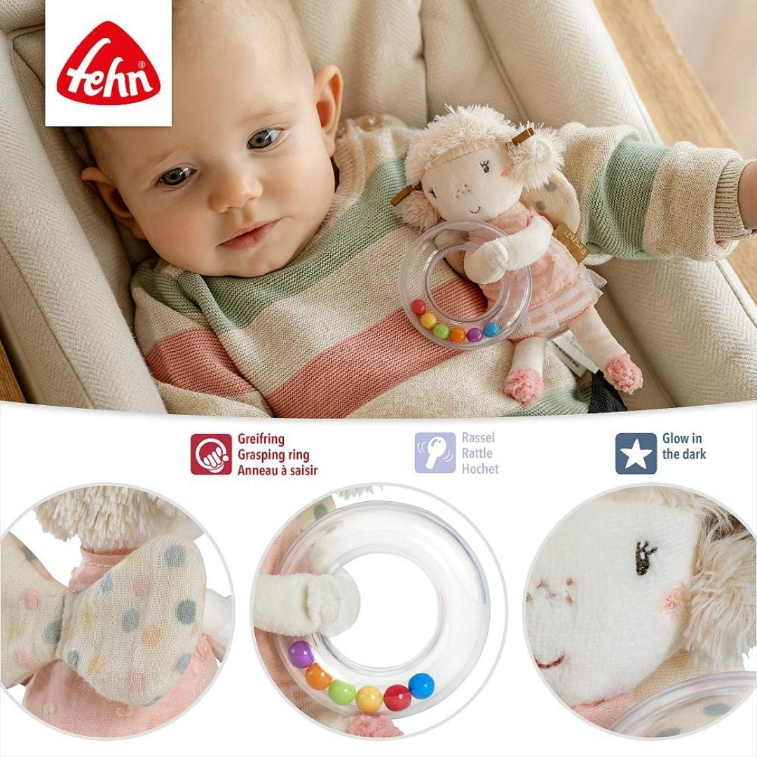 Fehn® Ropotuljica z obročem Fairy Fehn