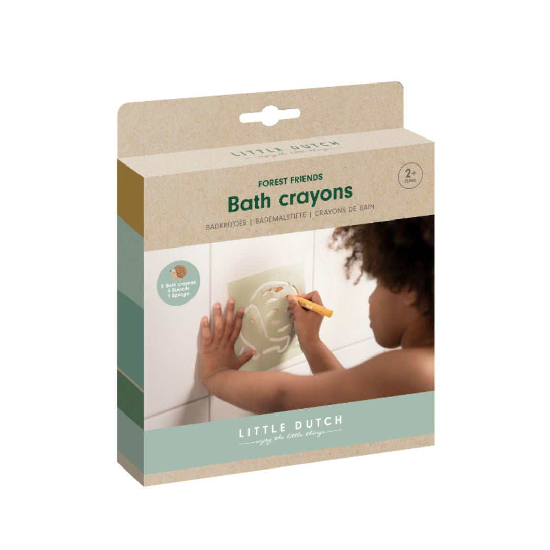 Little Dutch® Kopalne voščenke z gobico in šablonami Little Dutch